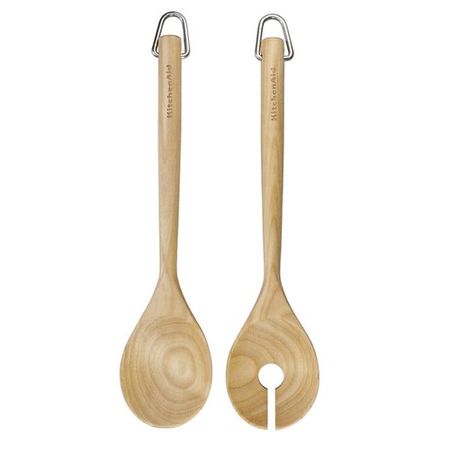 Set para servir ensalada KitchenAid 30cm Abedul