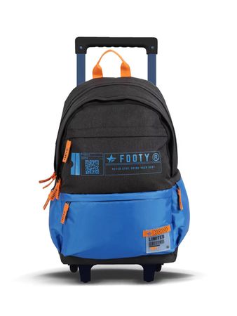 Mochila Footy Big Never Stop Kids Niños Moda Azul