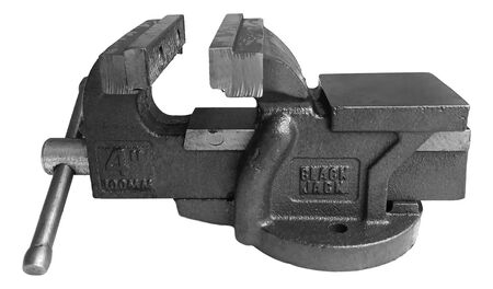 Morsa De Banco Base Fija Con Yunque 4 Pulg Black Jack C251