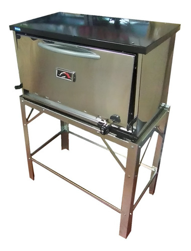 Horno Pizzero Tecnocalor 6 Moldes Acero Inox Base Int. Loza - Vista 1