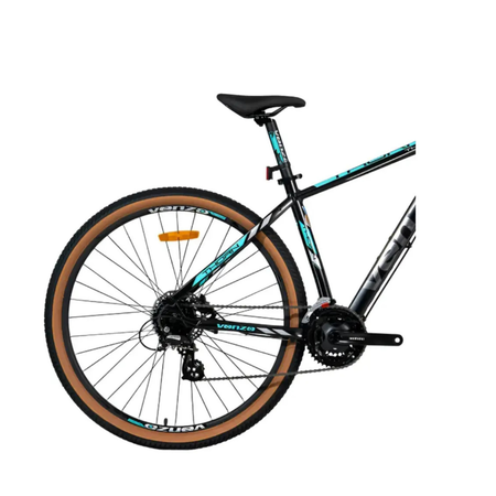 Bicicleta MTB Venzo Thorn Shadow Talle M R29 24V Negro/Teal Disco Hidr. 