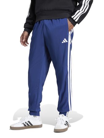 Pantalón Adidas Essentials 3 Stripes Hombre Moda Azul