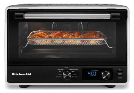 Horno de mesa eléctrico KitchenAid RKCO128RBM 14L negr