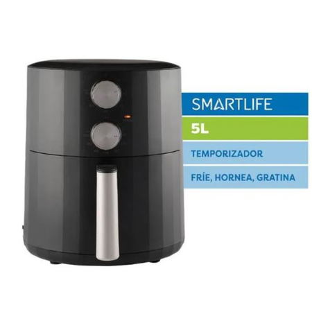 Freidora Sin Aceite Sl-Af0050mb Smartlife
