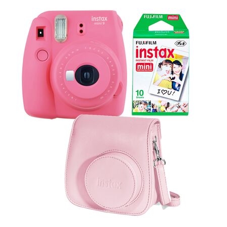 Camara Instantanea Combo Fujifilm Instax Rosa