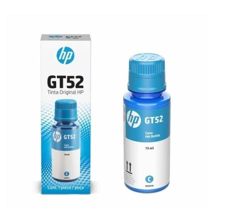 Botella de Tinta HP GT52 70ml Cyan M0H54AL