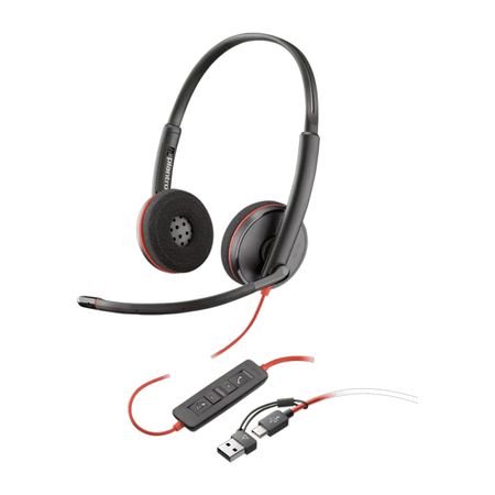 Auriculares Headset Poly Blackwire 3220 8X228A6