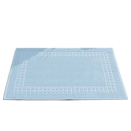 Toalla de pies para baño Domus 50 x 80 color Azul Espácity