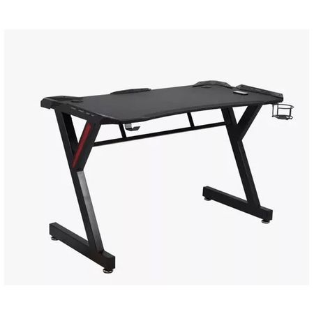 MESA ESCRITORIO GAMER 44137274 + LUCES RGB + SOPORTE AURICULAR