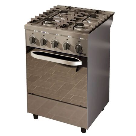 Cocina Morelli Presenza Espejada 55Cm M-Gas Acero Inoxidable