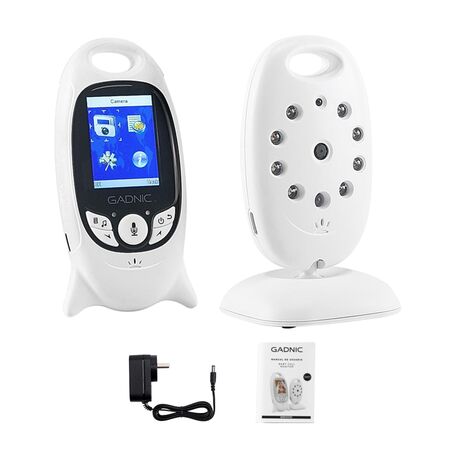 Baby Call Monitor Gadnic Audio Melodias Video con Visión Nocturna
