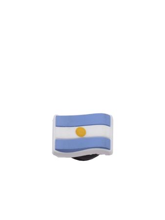 Jibbitz Crocs Argentina Flag Unisex Moda Celeste