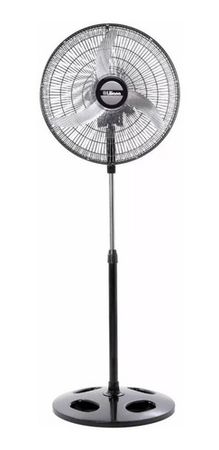 Ventilador De Pie Liliana Vpm2016 Negro Con 3 Palas 20 