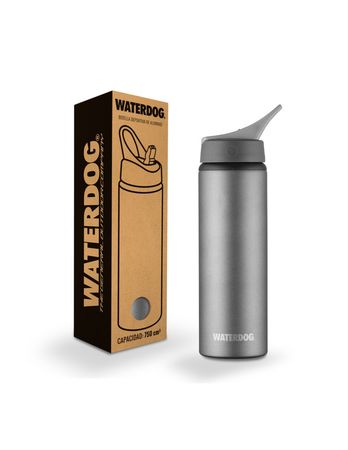Botella De Aluminio Waterdog Gris (AB3075DG)