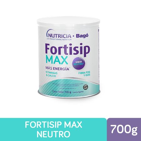 Fortisip Max Neutro Sin Sabor Suplemento Nutricion X 700 G.