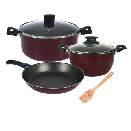 Bateria de Cocina Cacerola Sarten Antiadherente Aston 
