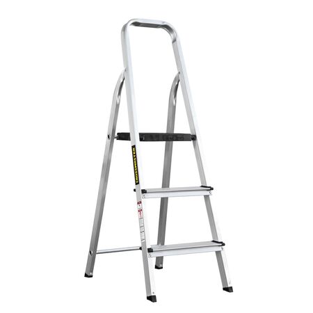 Escaleta Aluminio Crossmaster Domestica 3 Esc - 116Cm