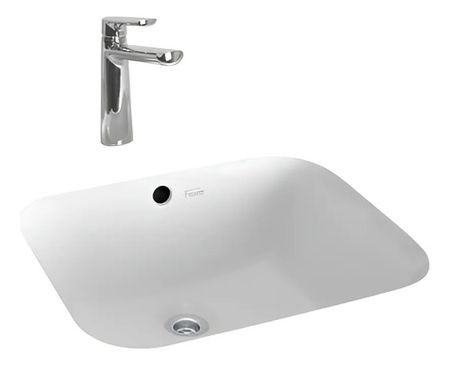 Bacha Ferrum Esquel Cuadra Bajo Mesada Lb818