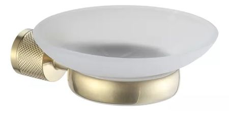 Jabonera Peirano Fabric Gold 17050g Accesorio De Baño Dorado