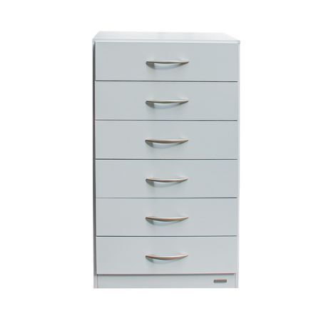 Chiffonier 6 Cajones Platinum Blanco Veta