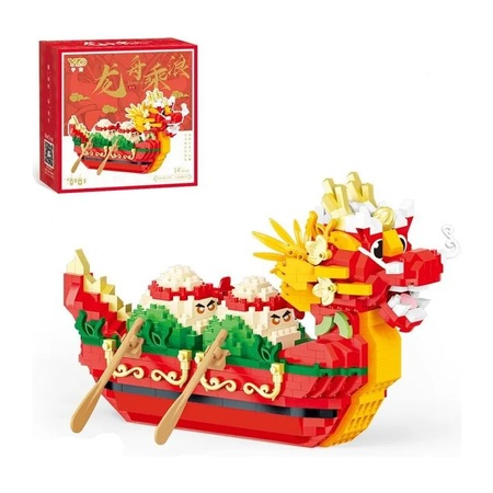 Bloques De Construcción 3d Barco Dragon Yuhao 2997541 Shine 1404