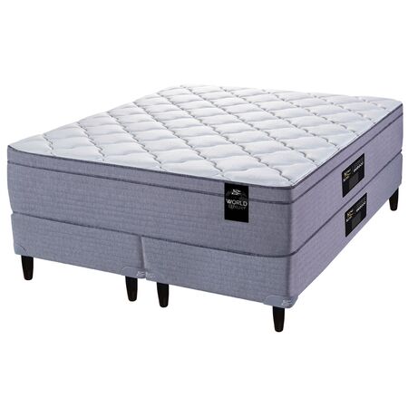 Colchon y Sommier King Koil Bradford Super King 200x200cm Espuma de Alta Densidad con Europillow