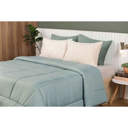 Acolchado Queen Size Altenburg Sueño Intenso 5586.0 Eden Verde