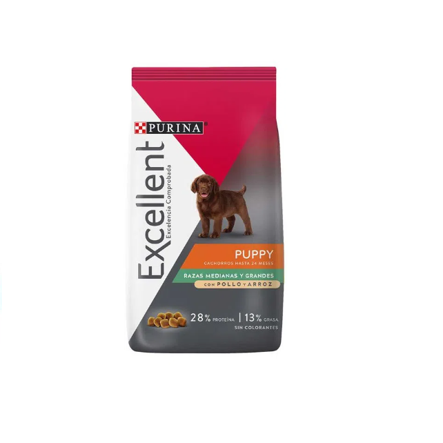 Excellent dog cachorro pollo y arroz X 20 KG - Vista 1