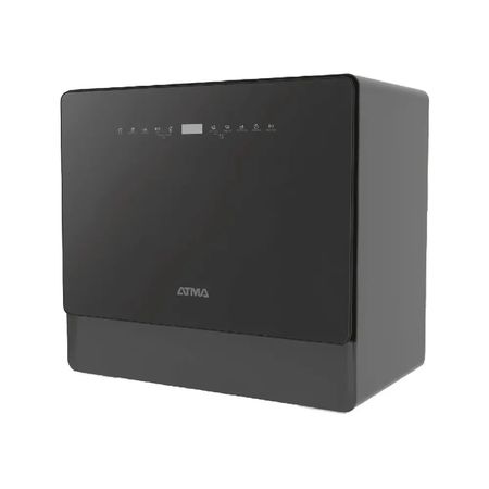 Lavavajillas ATMA Sobre Mesada 5 Cubiertos Negro LLJ05N