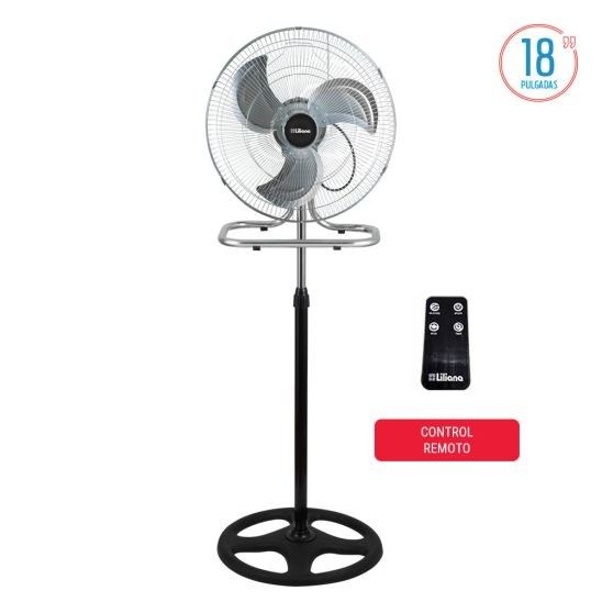 VENTILADOR LILIANA 3 EN 1 VP18R ASPAS METÁLICAS CON CONTROL REMOTO - Vista 2