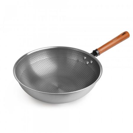Wok Acero Inoxidable 32Cm
