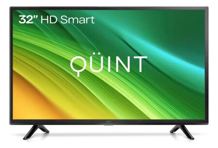 TV LED 32" QÜINT QT-32HD20312-257 - HD, NETFLIX, YOUTUBE, DISNEY+, GOOGLE TV