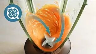 Licuadora Philips HR2262/90 Serie 3000 700w Jarra Vidrio 5 Vel