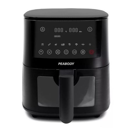 FREIDORA PEABODY PE-AFD420N - SIN ACEITE, NEGRO, 4.2LTS, 1400W, DIGITAL