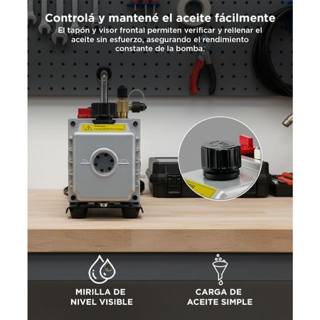 Bomba Compacta de Vacío Gadnic Una Etapa 