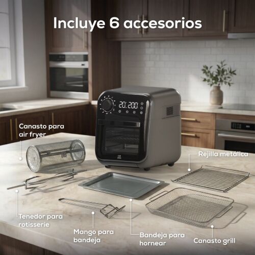 Horno electrico Air Fryer Peugeot Poitiers PN EO251 - Vista 1