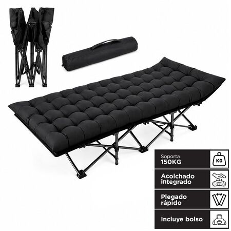 Catre Plegable SouthPort By Gadnic Acolchado Camping Portátil 150kg