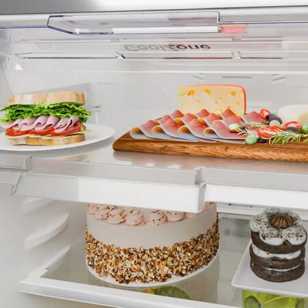 Heladera con freezer No Frost 415 L Dispenser Steel Drean - RDP410ZRT