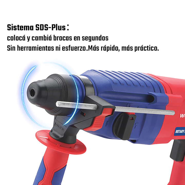 Martillo de Demolicion SDS-PLUS 26mm - WORKPRO - Vista 5