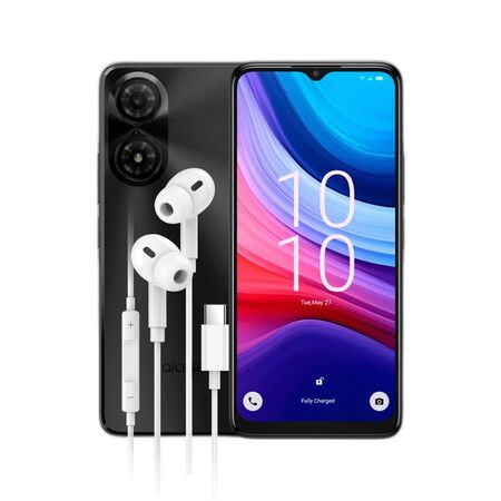 Combo Alcatel A31 Pro 3+64GB Gris + Auriculares Dekkin USB-C