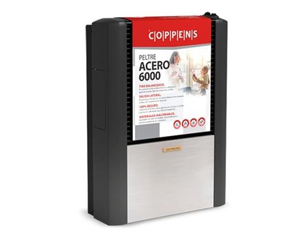 Calefactor Coppens 6000 Calorías Peltre Acero Tbu Derecho