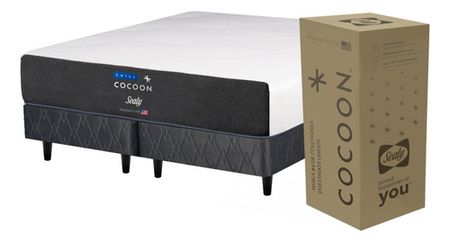 Sommier Y Colchon Queen (160x200) Cocoon Chill Box Somun