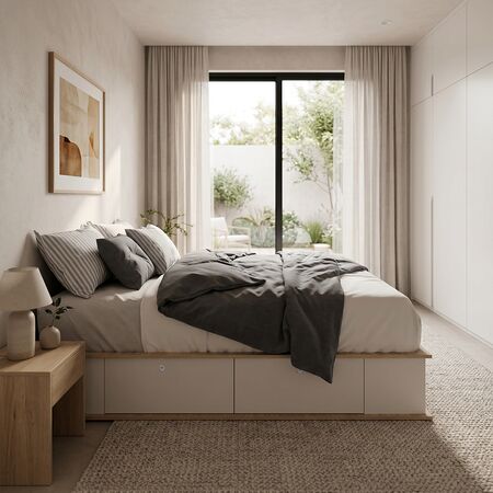 Box 4 Puertas 4 Cajones Coco Bolo|blanco Tables