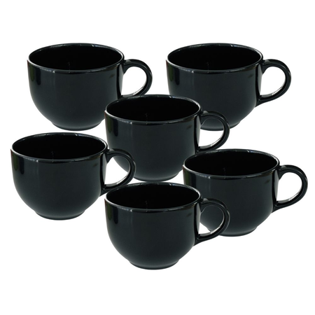 SET X6 TAZONES NEGROS DE 740 CC  - OXFORD