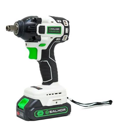 LLAVE DE IMPACTO SALKOR PROFESIONAL DE 18V CON ENCASTRE DE 1/4" (601.BAIP6000)