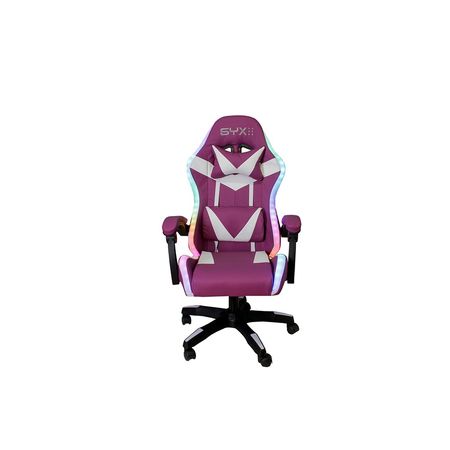 Silla Gamer Syx GCS02 Purpura con Blanco