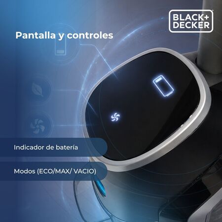 Aspiradora  y Trapeadora Inalámbrica  Duo Pro Max Black & Decker BXUVXA01