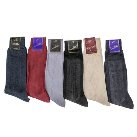 PACK X6 MEDIAS ITALIANAS MULTICOLORES IX