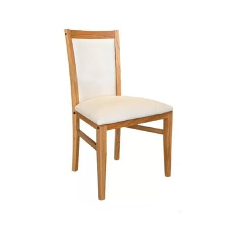 Silla Camila Tapizado Ecocuero Genoud Paraíso Roble