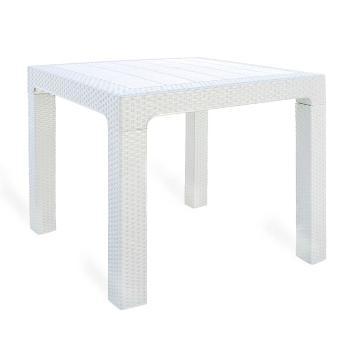 Mesa Alta Simil Ratan - 80X80Cm - Vista 4